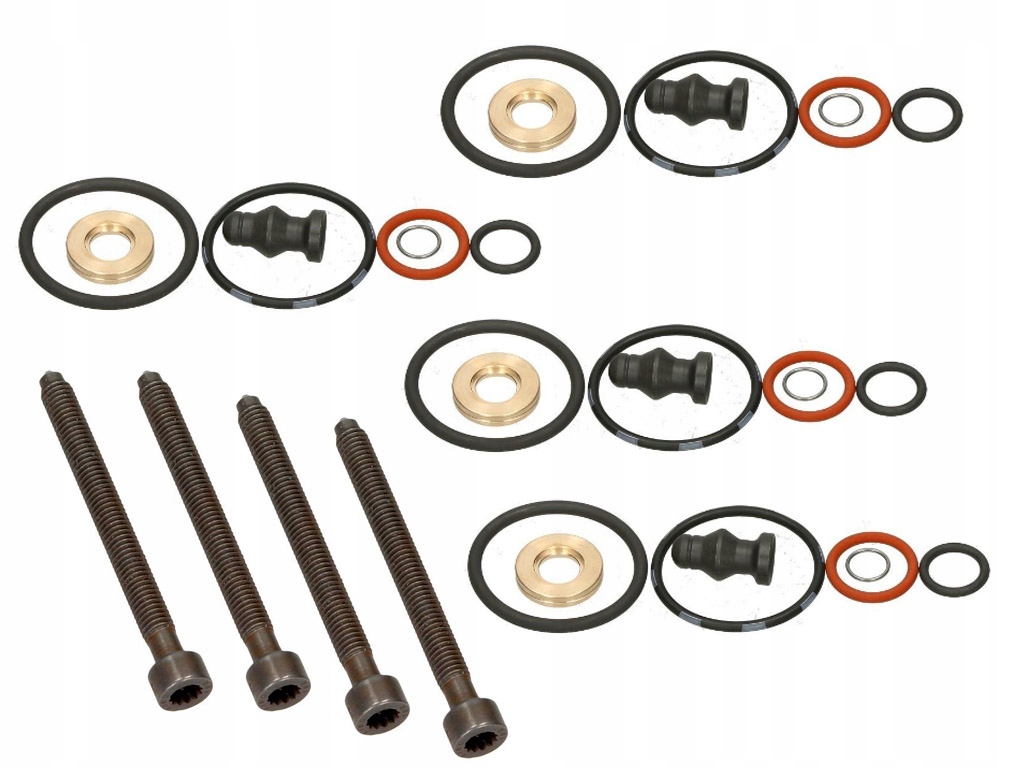 4x śruby uszczelki wtrysków Audi Vw 1.9 2.0 TDI 8v