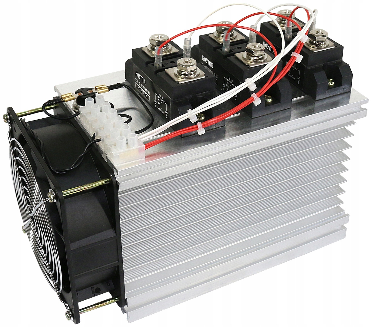 Relé Ssr Chladič 200A 3FÁZOVÝ Ventilátor Auto