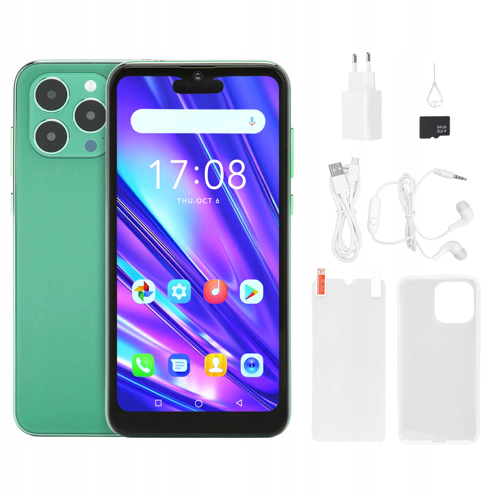 I14 Pro Max smartfon dla Androida 8.1 6.1 cali 4 GB RAM 32 GB ROM 9I