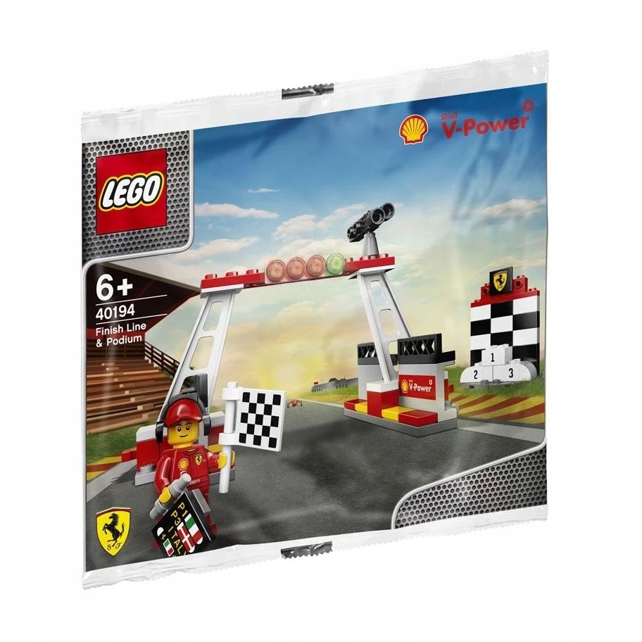 40194 Lego Ferrari Shell Racers Podium polybag Misb 2014