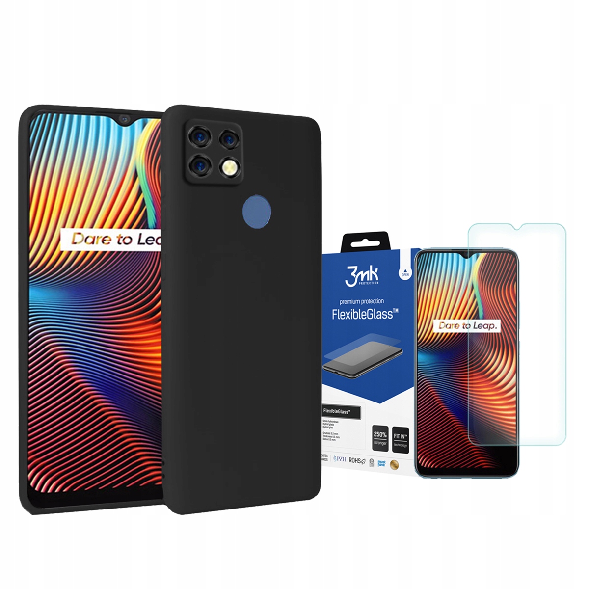 

Silikonowe Etui Case Do Realme 7I Global+szkło 3MK