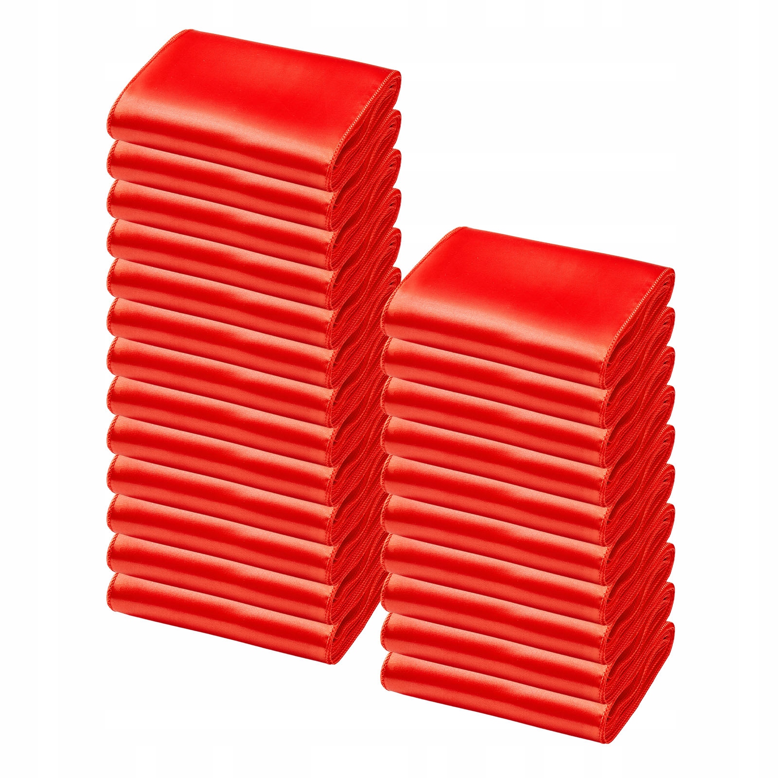 Vevor Saténové Šerpy Na Židle S Mašličkami 50 Ks 275 X 17 CM Červené