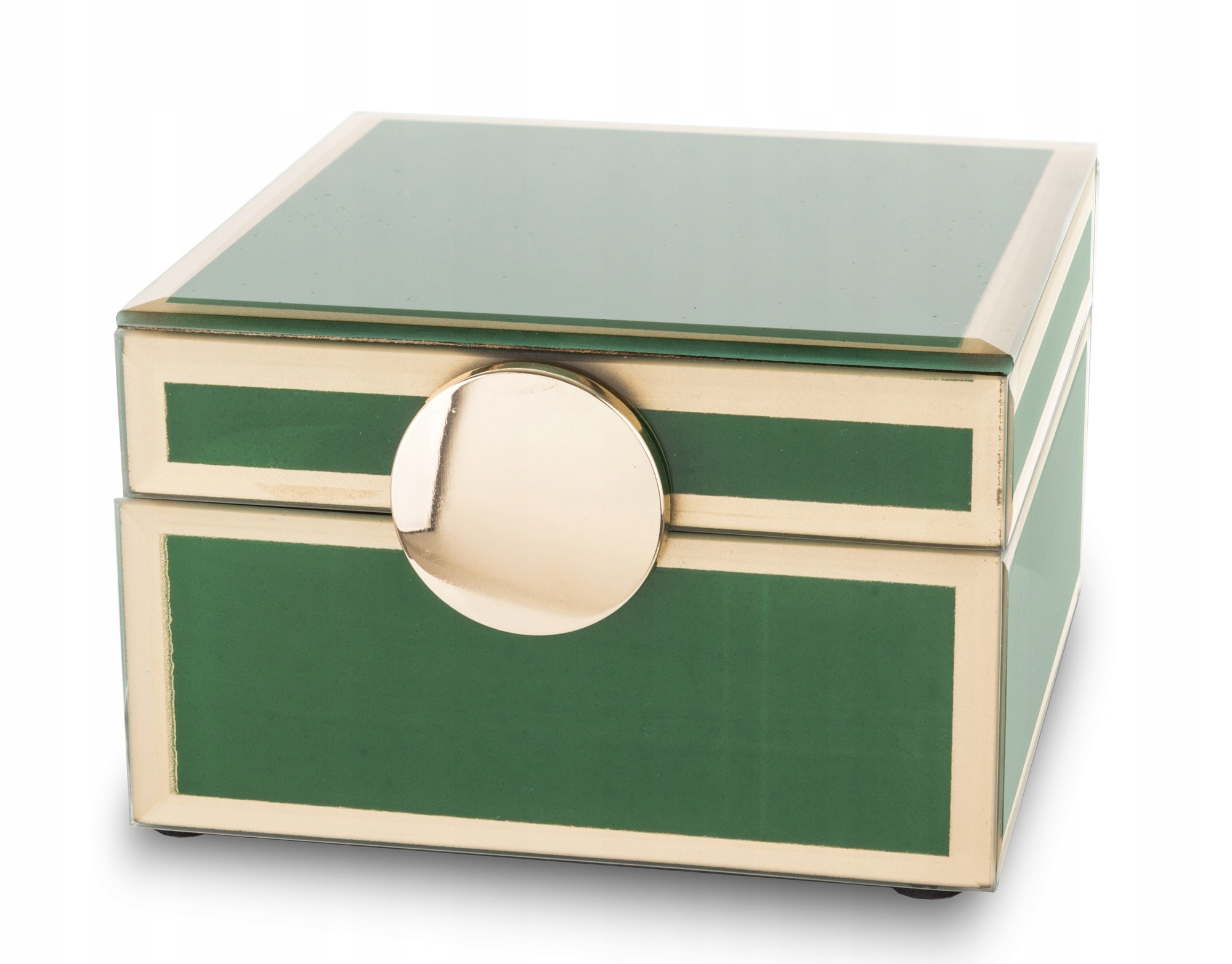 Šperkovnice Organizér Na Šperky Zelená Zlatá