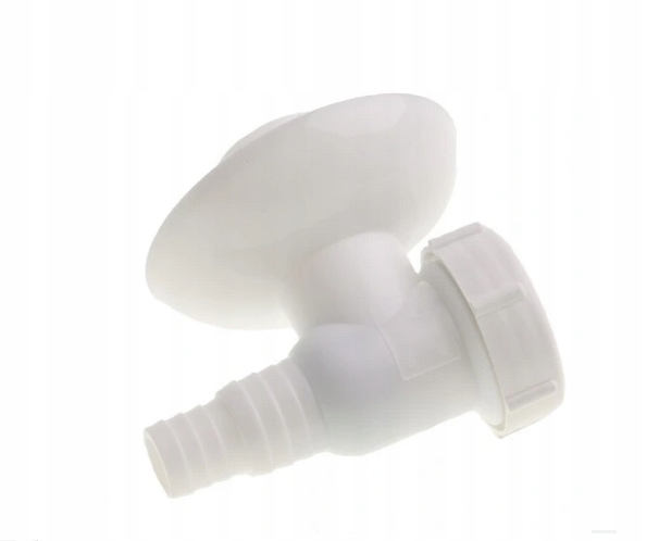 SYFON DO PRALKI NATYNKOWY BIAŁY