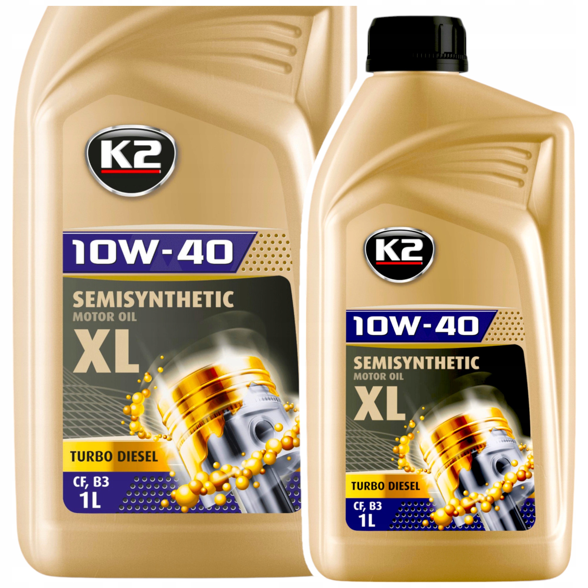 10W-40 Xl-td 1L K2 Texar Normy Cf, B3, Mb 229.1, Vw 505.00