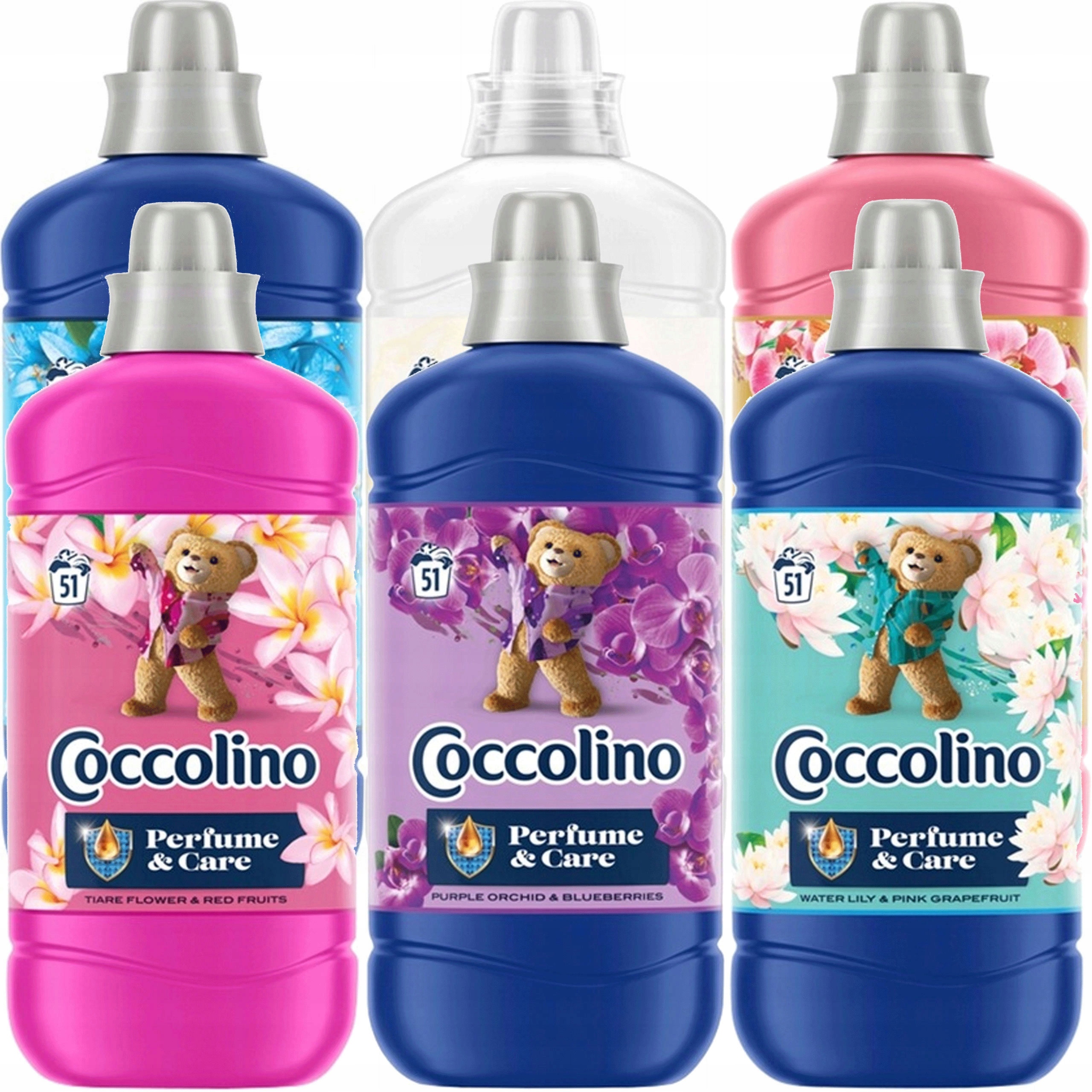 Levně Coccolino Creations Cashmere Balm & Red Fruits set 1,275l x6 MIX 7,65l