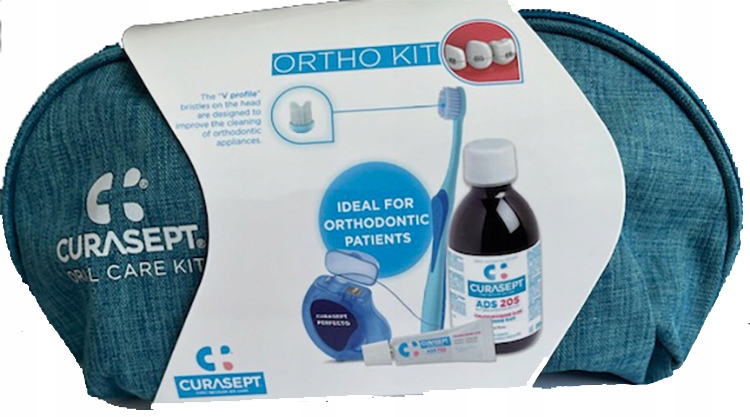 Curasept Ortho Kit Zestaw Ortodontyczny Higiena Ortodontyczna OrtoSklep