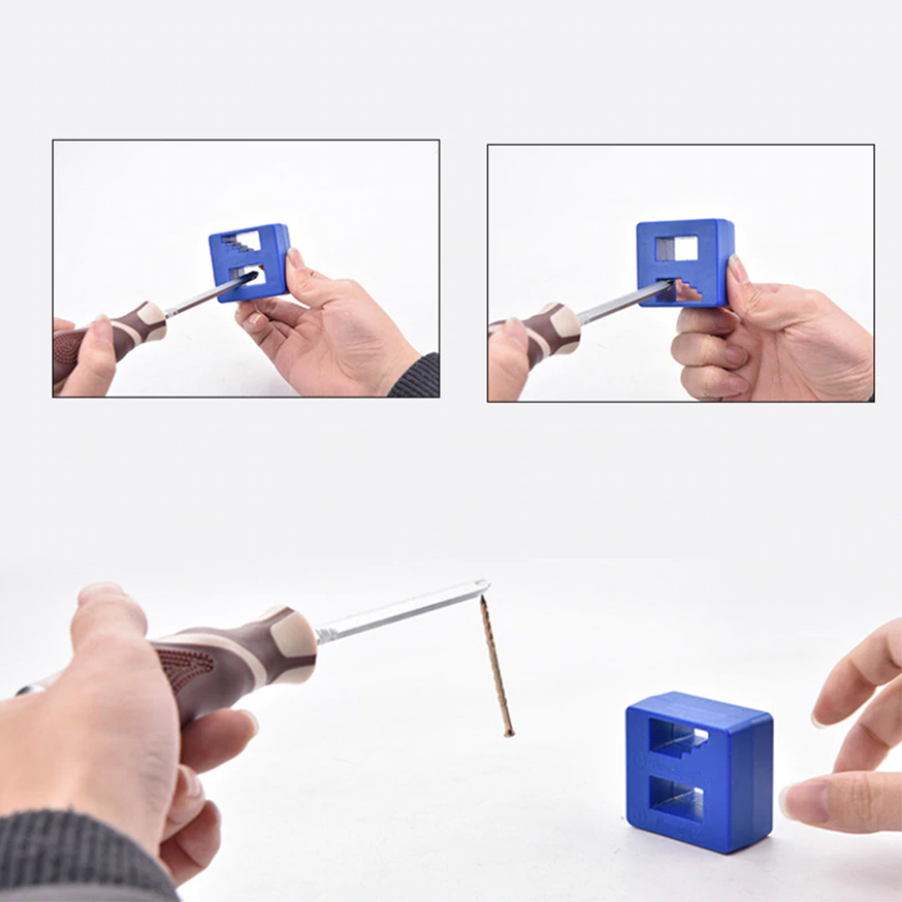 MAGNETYZER DEMAGNETYZER DO WKRĘTAKÓW BITÓW ŚRUB ŚRUBOKRĘTÓW MOCNY MAGNES Marka inna
