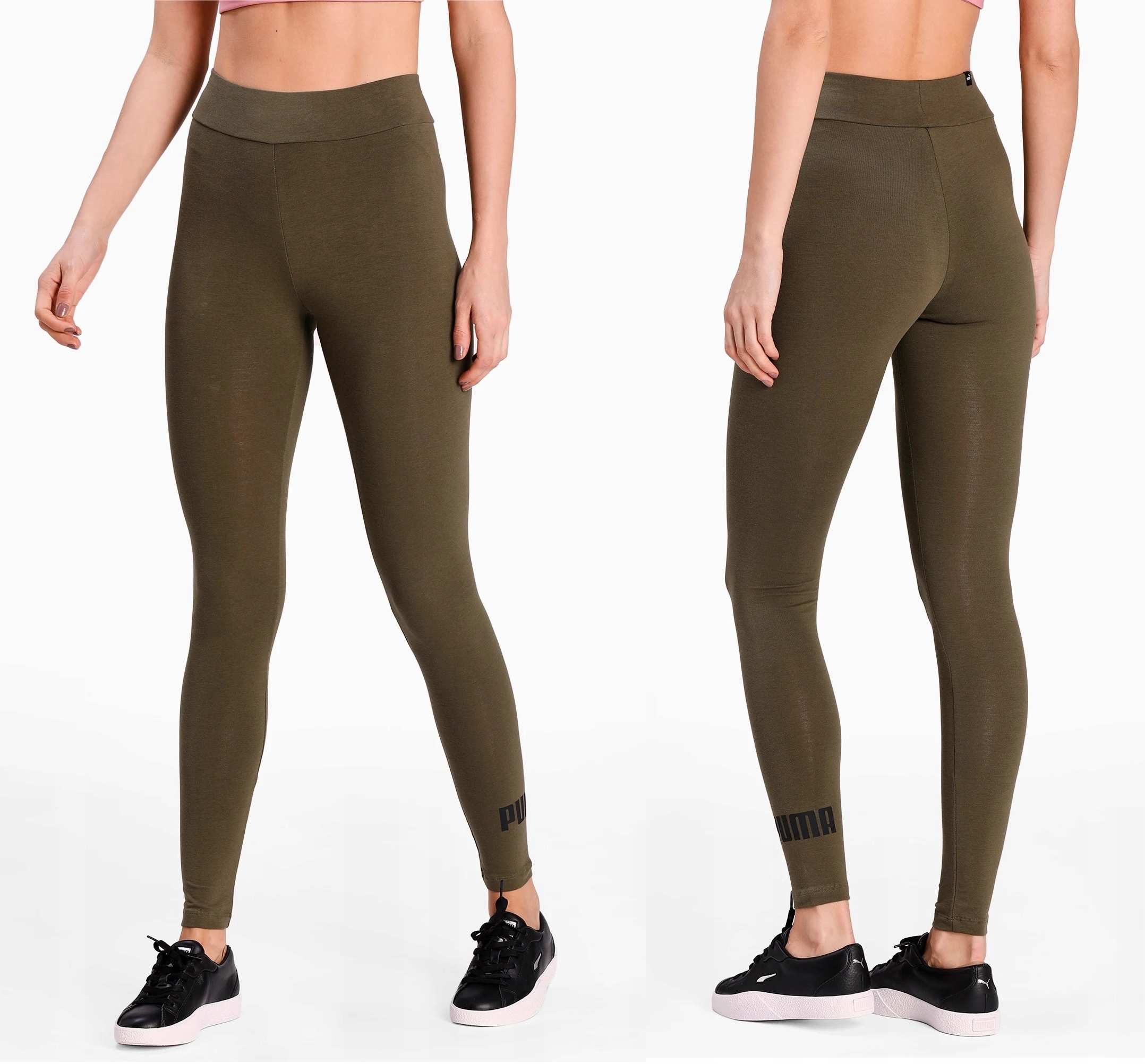

Puma Legginsy Damskie Bawełniane Wysoki Stan L