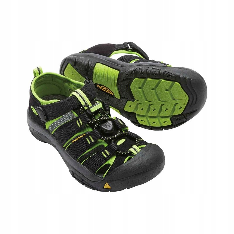 Sandały Keen Newport H2 Youth Black/lime 32/33