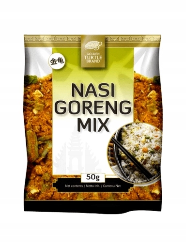 Levně 7 x Směs koření a zeleniny na rýži Nasi Goreng 50 g Golden Turtle