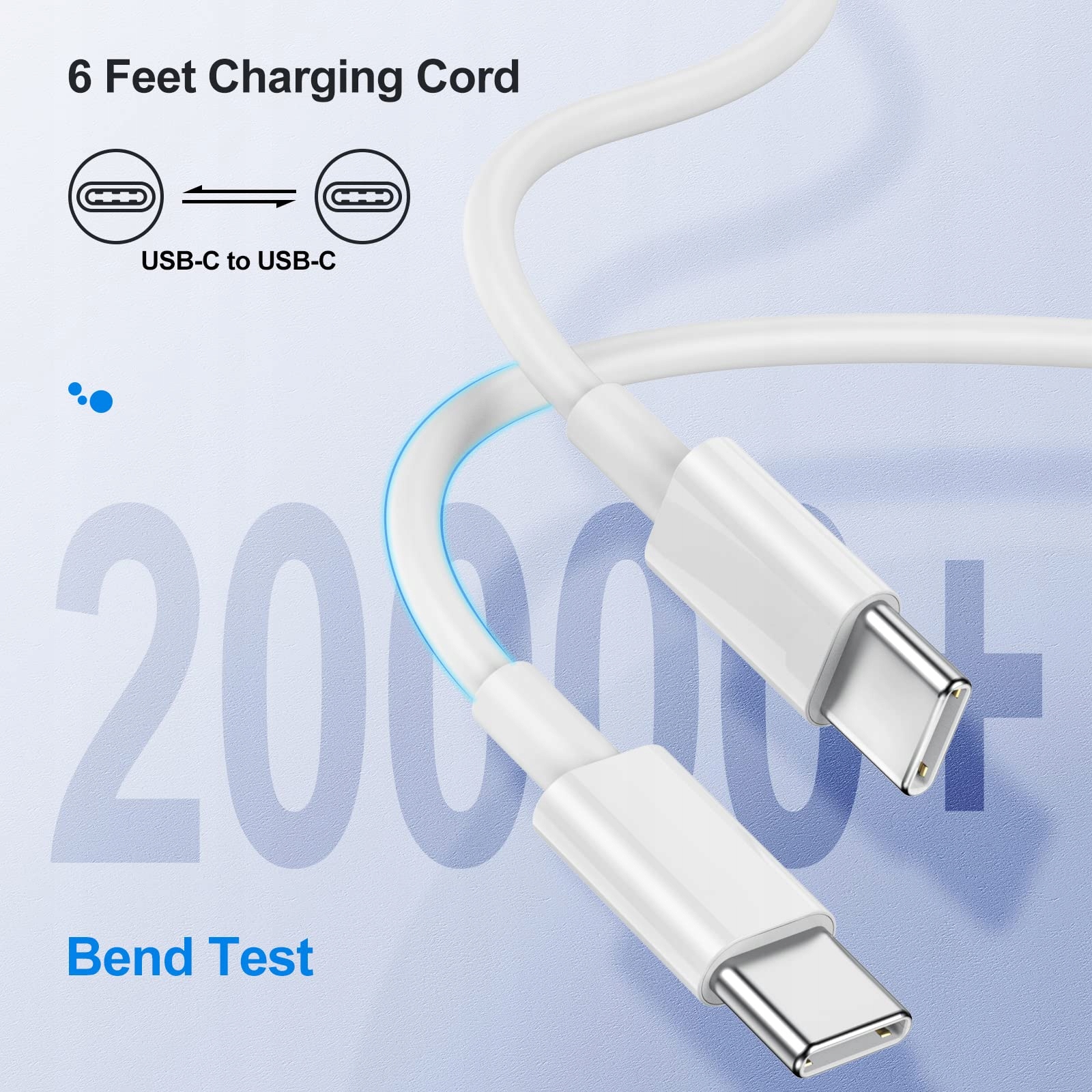 APPLE Szybka Ładowarka 20W USB C Z 2M Kablem Typ C Do iPhone iPad — miniatura 5