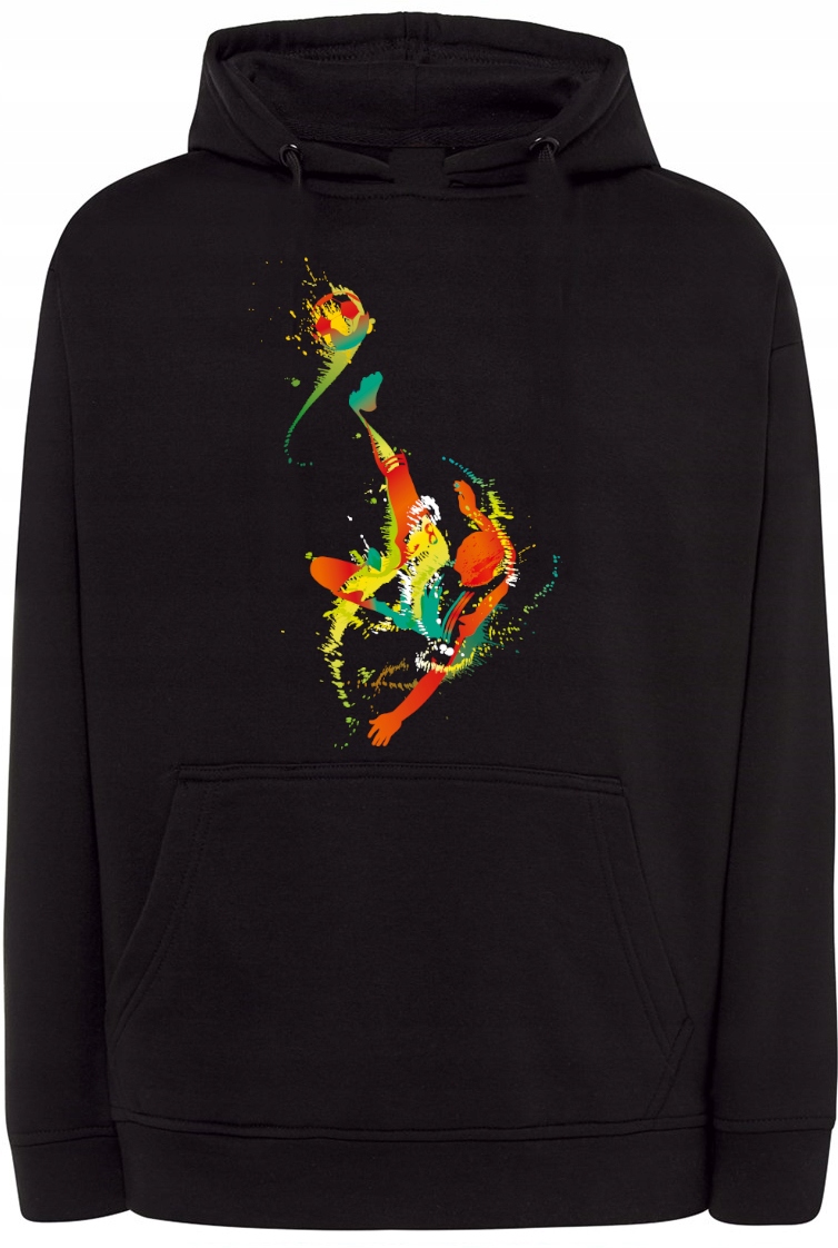 Pánská mikina s barevným potiskem Fotbalista r.XXL