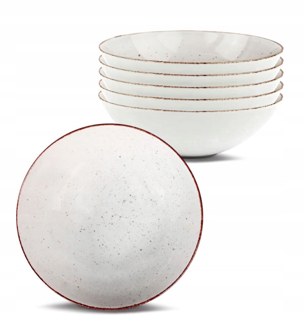 Lubiana Boss 6630U 6x Talerz Głęboki 18 CM Budyniowy Luz Porcelana Zmywarka