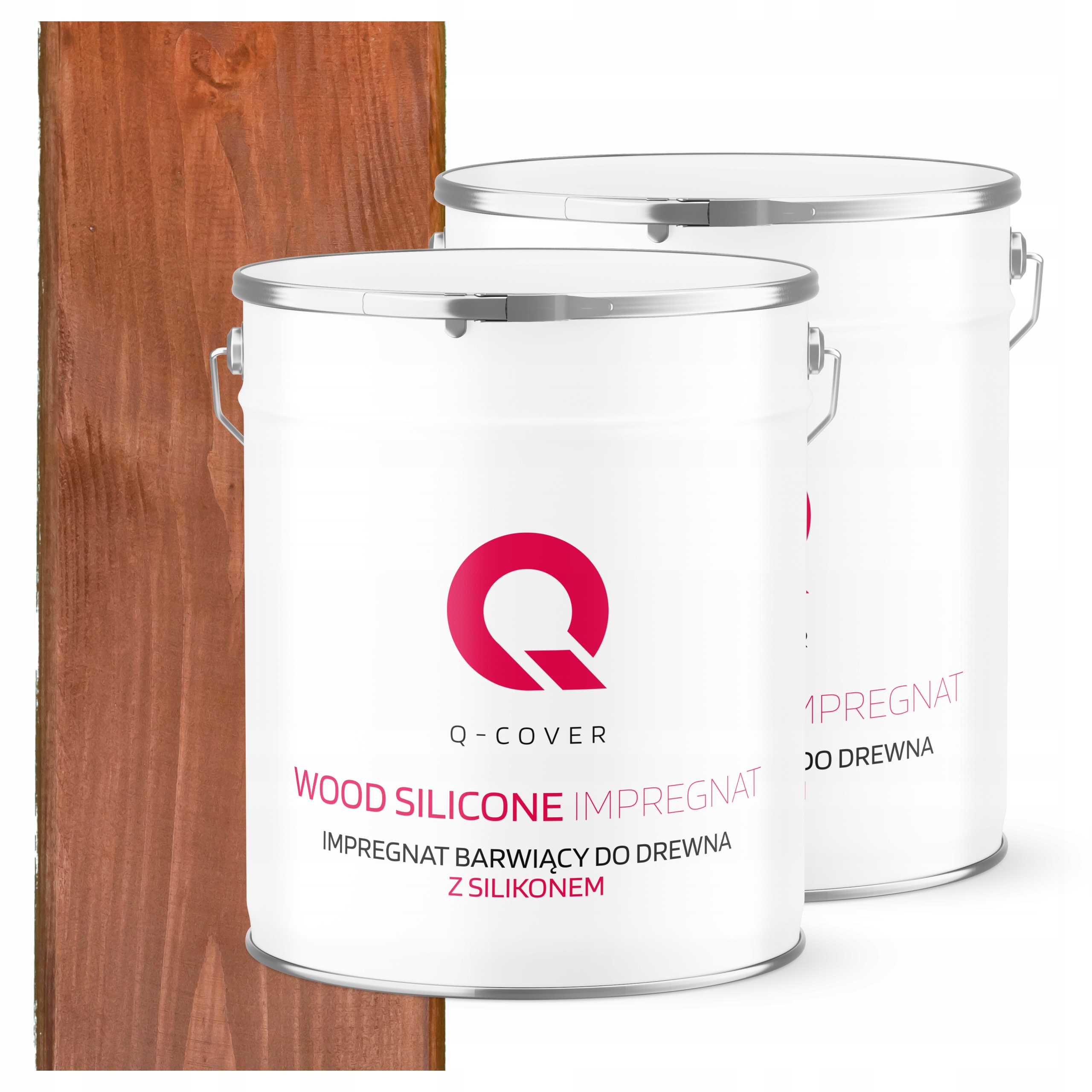 Impregnace Na Dřevo Extra Barva Se Silikonem Chránící Barvy Ořech 5L Uv