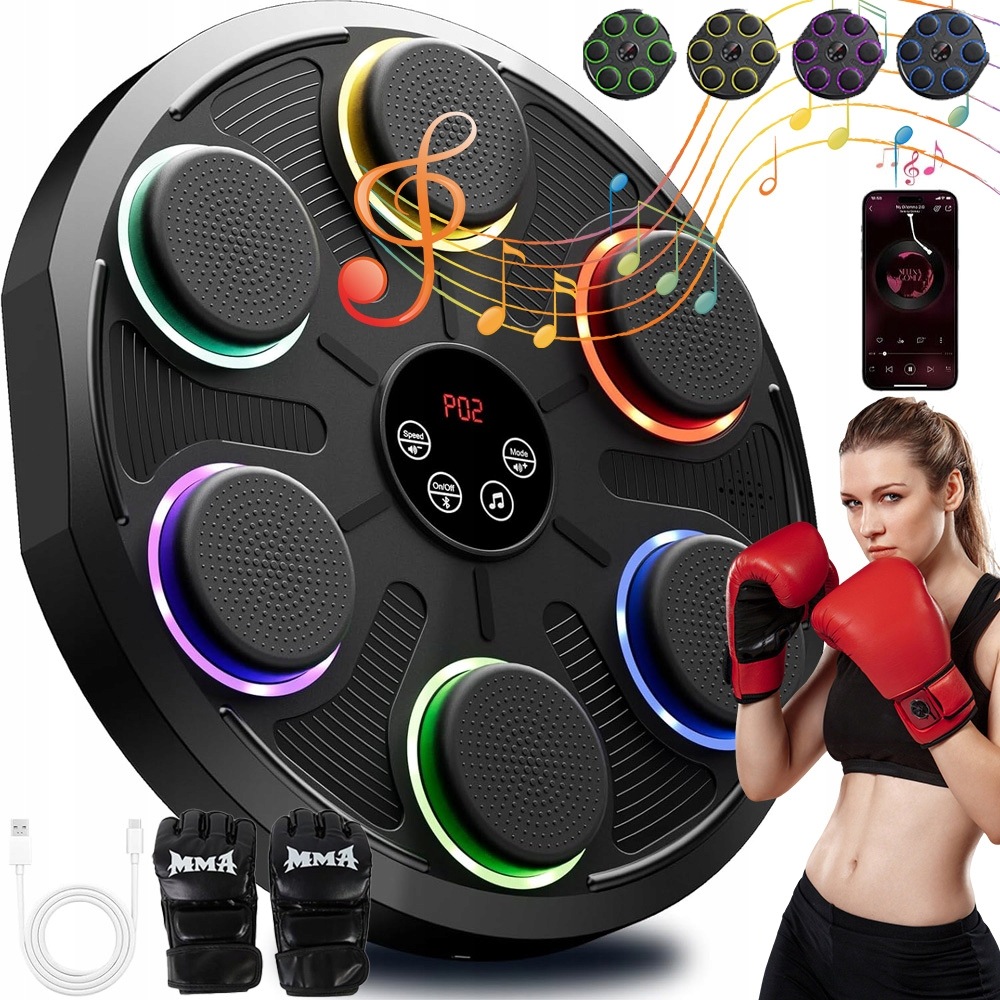 Boxový Trenažér, Bluetooth Hudební Deska, Boxerská Montáž Na Stěnu