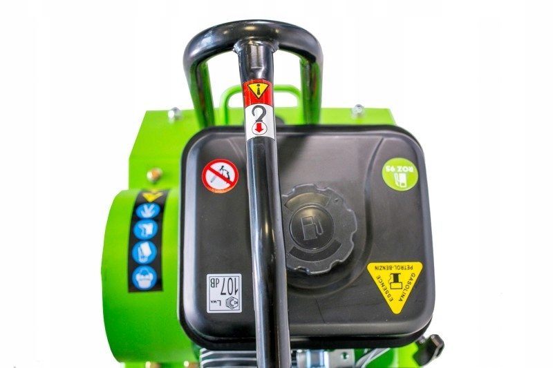 ZAGĘSZCZARKA 90kg UBIJAK GRUNTU ZIPPER MATA + KOŁA Pojemność zbiornika paliwa 3.6 l