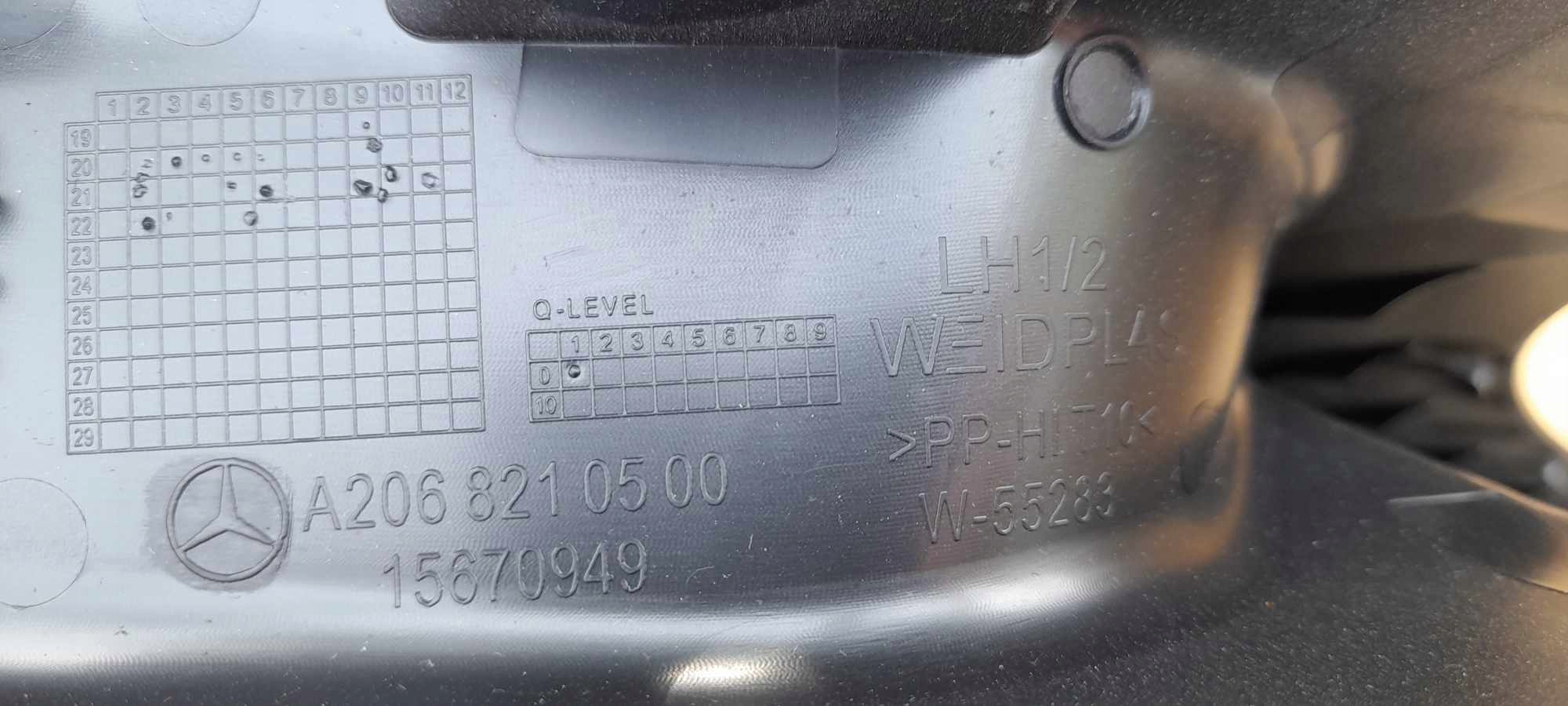 Coperchio copertura GREMBIALINA Cerniere MERCEDES W206 A2068210500