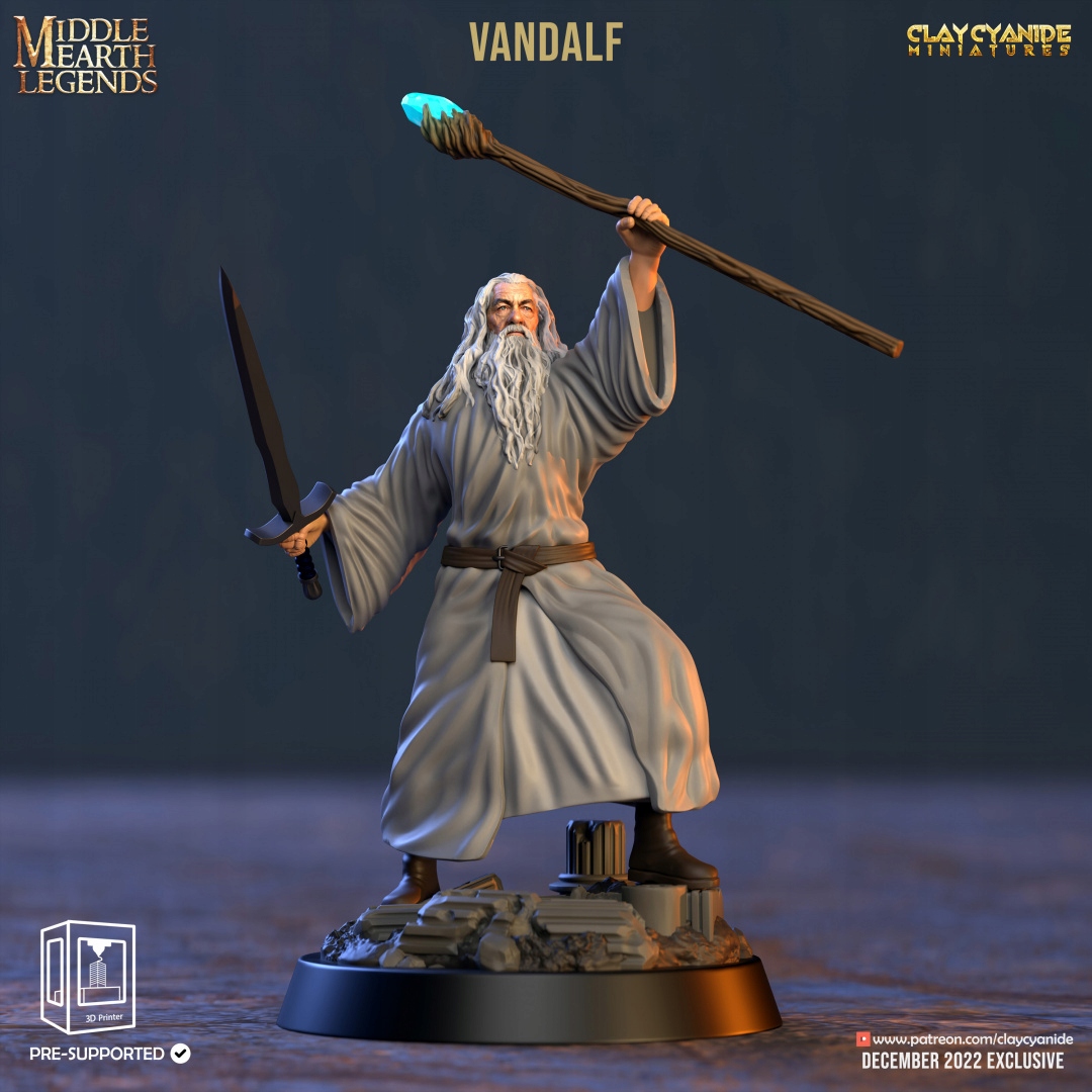 Vandalf Clay Cyanide Miniatures 28 mm