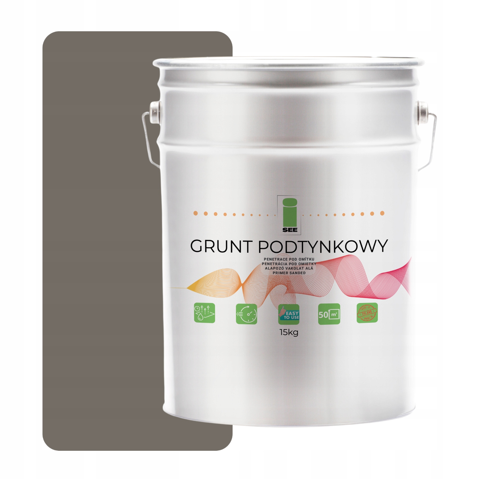 Podklad Pod Fasádní Silikonovou Omítku, Šedý, Teplý Tón, 3 15 Kg