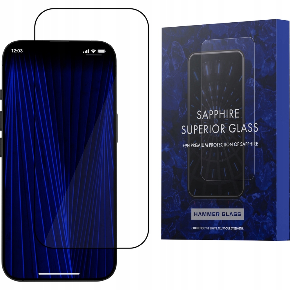 Zafírové sklo 0.3 mm pre iPhone Air, Hammer Glass Superior Premium