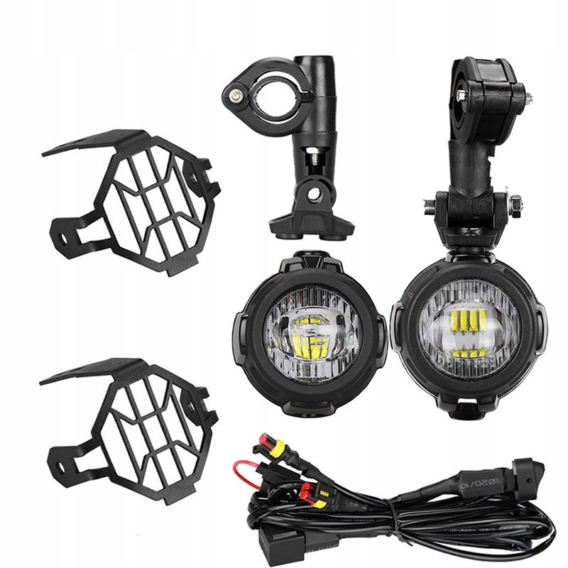 Halogeny LED BMW R1200GS F800 K1600 HOMOLOGACJA