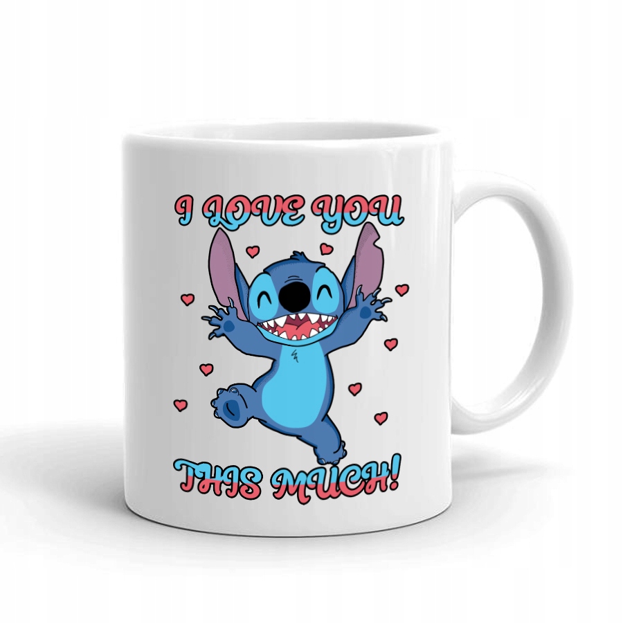 

Kubek Biały z nadrukiem Lilo I Stitch 06
