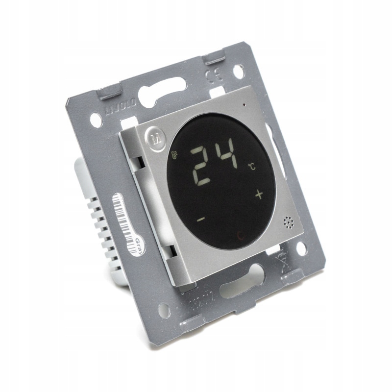 WW-C701TMC-EC-64 Vložka Dotykového Pokojového Termostatu Stříbrná Ec