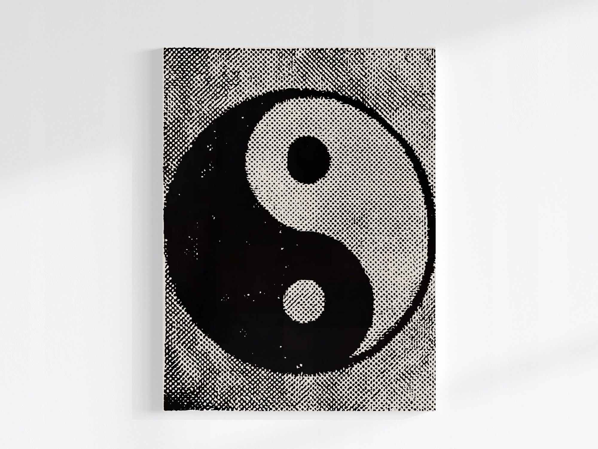 Obraz Na Plátně Canvas Harmonie Rovnováha Yin Yang Raster Grafika 60x80