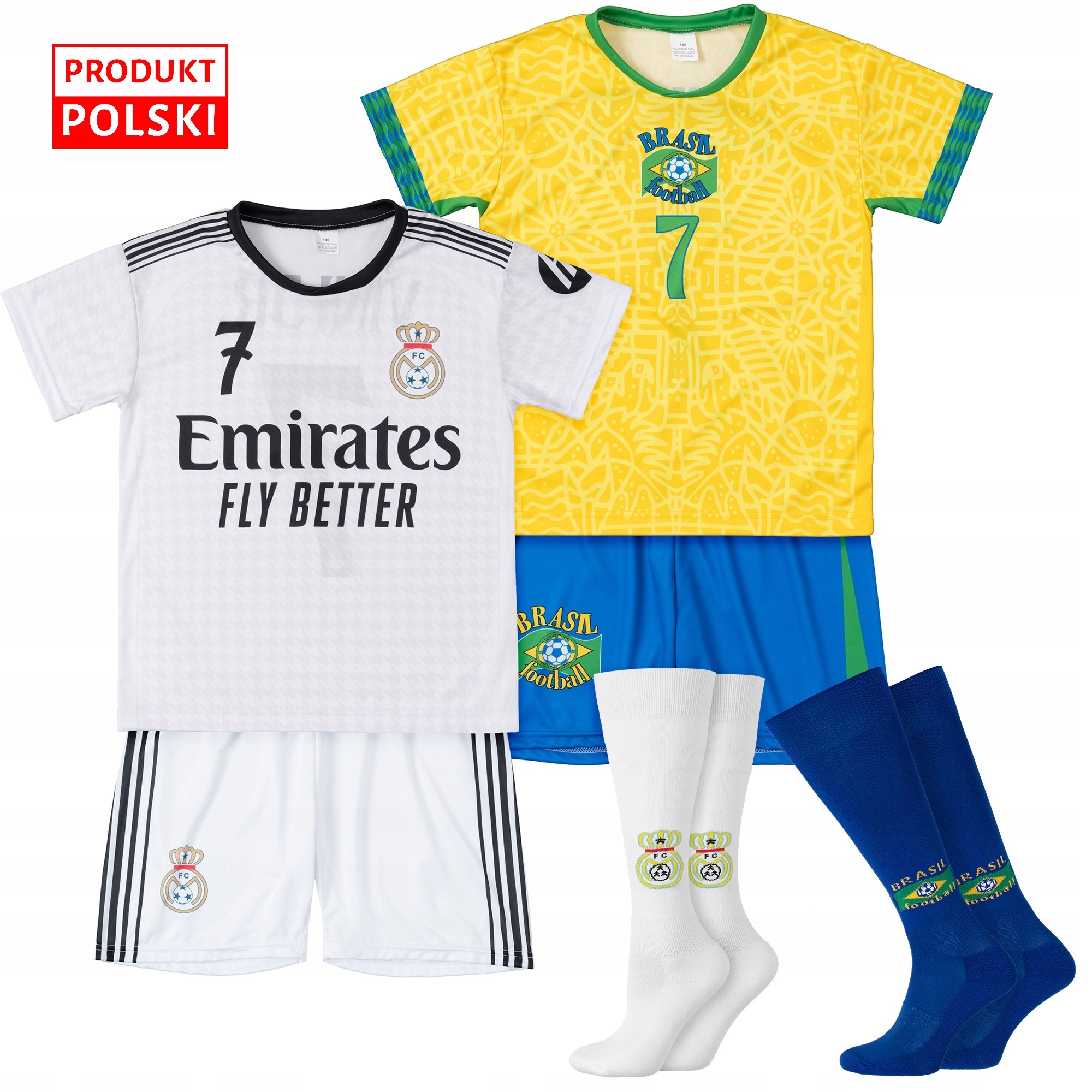 Fotbalové oblečení Vinicius Jr. štulpny vel 122