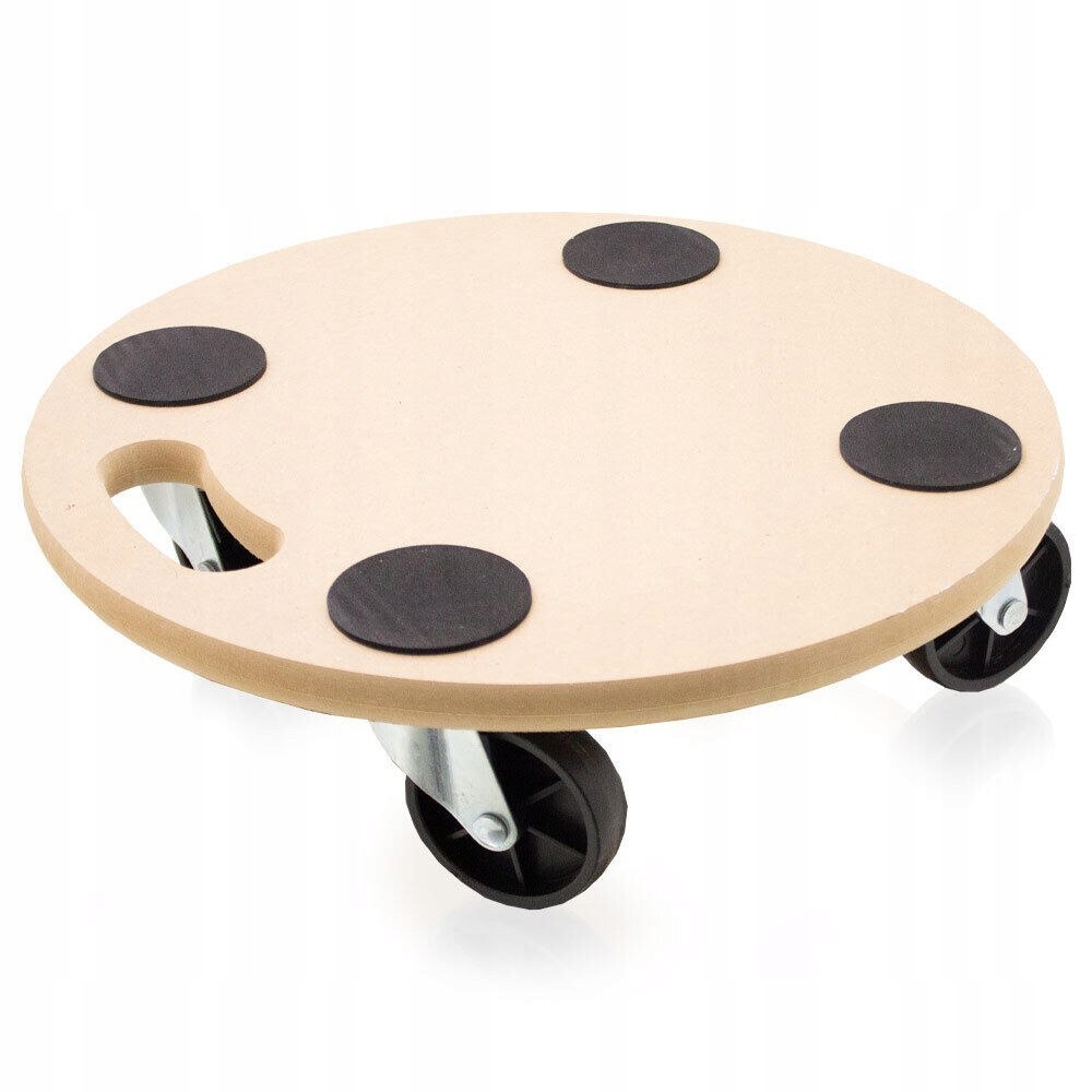 Wózek transportowy do 200kg płyta okrągła mdf 38cm na kółkach do wożenia Kod producenta HD19227