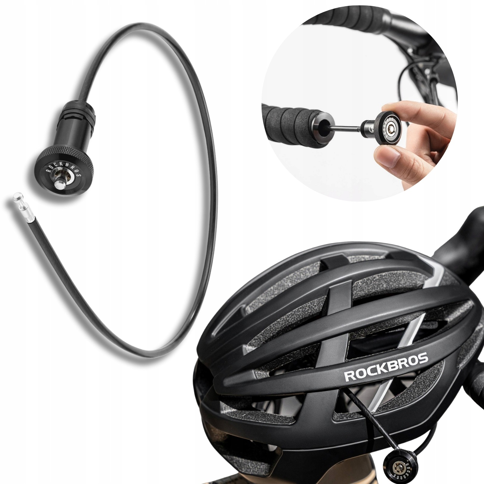 Lankové Zapínání Na Kolo Schované V Řídítkách 65 CM Rockbros
