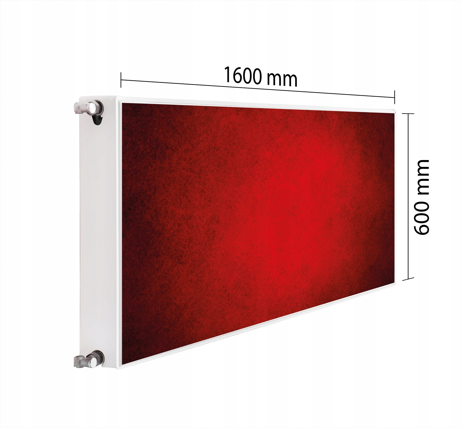 Magnetická Krytka Na Radiátor 160x60 Červená Podložka Magnet