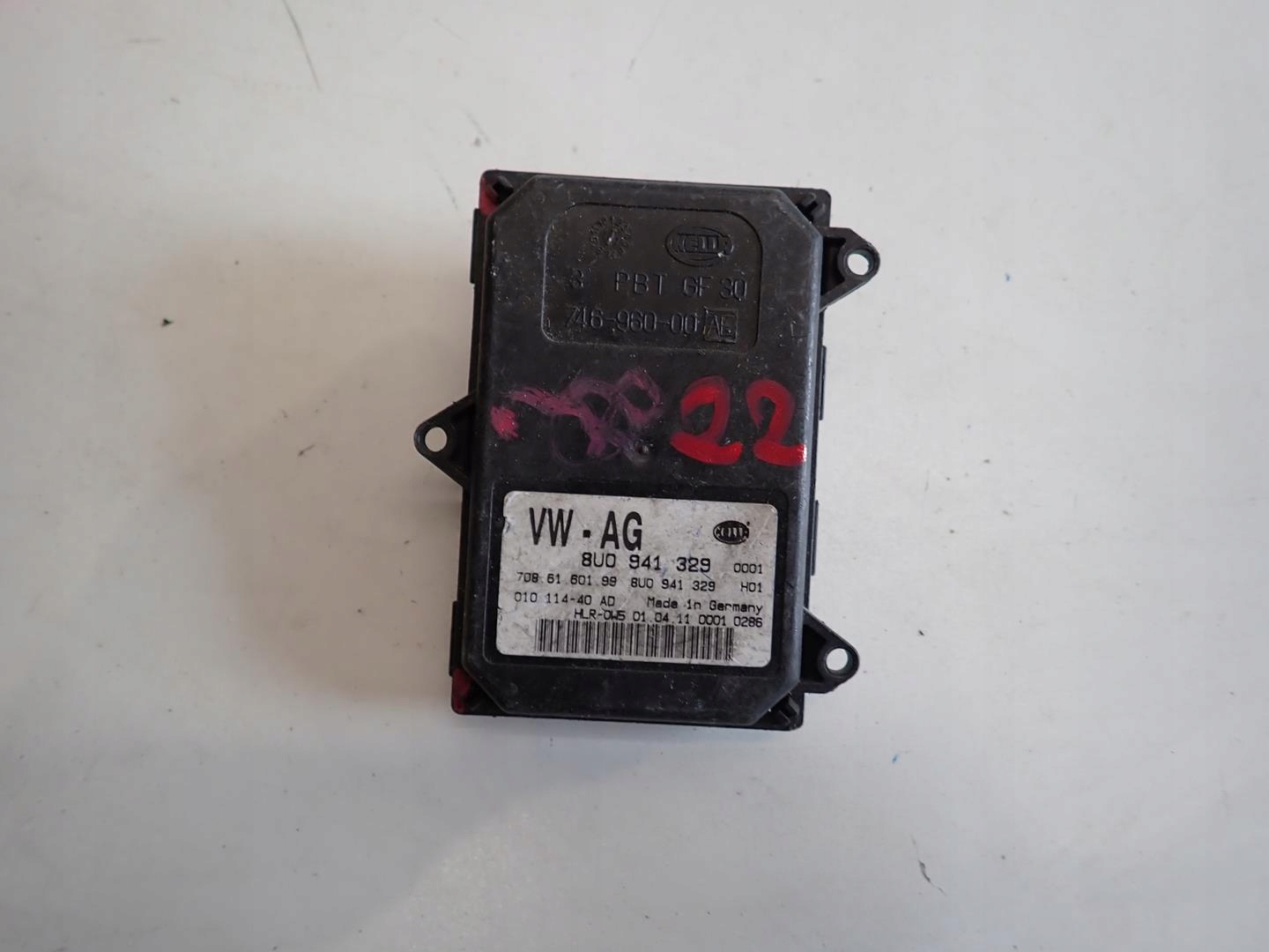 control unit module steering AUDI SEAT SKODA VW 8U0941329