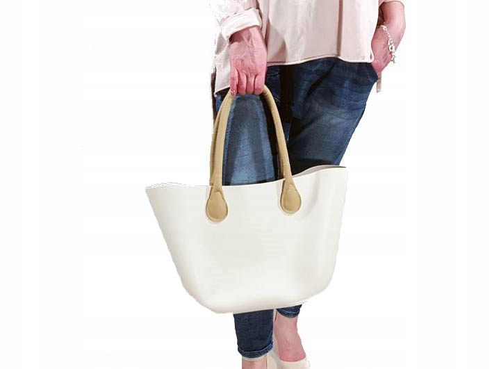 

O Torba Gumowa Torebka Jelly Shopper Bag Hobo Tgs