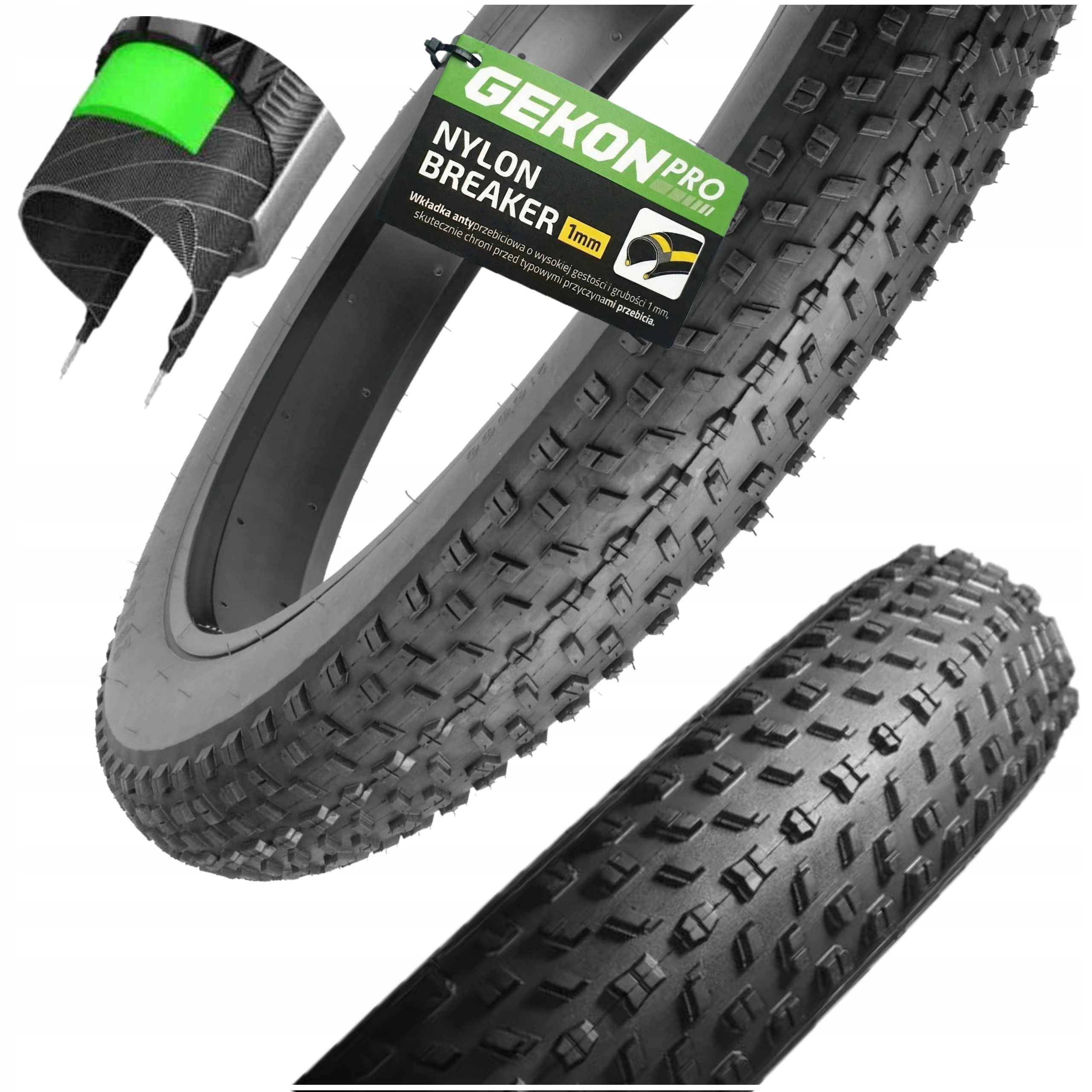 Gekon Pro Jumbo Pneumatika Proti Propíchnutí 26x4.0 Nylon Breaker 100-559