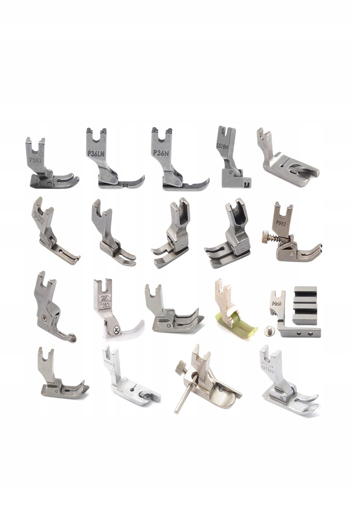 Sada patek 19ks Pro domácí i profesionální šicí stroje