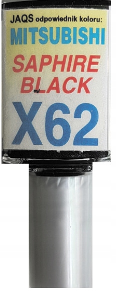 

Mitsubishi X62 Saphire Black Lakier Zaprawka Ara