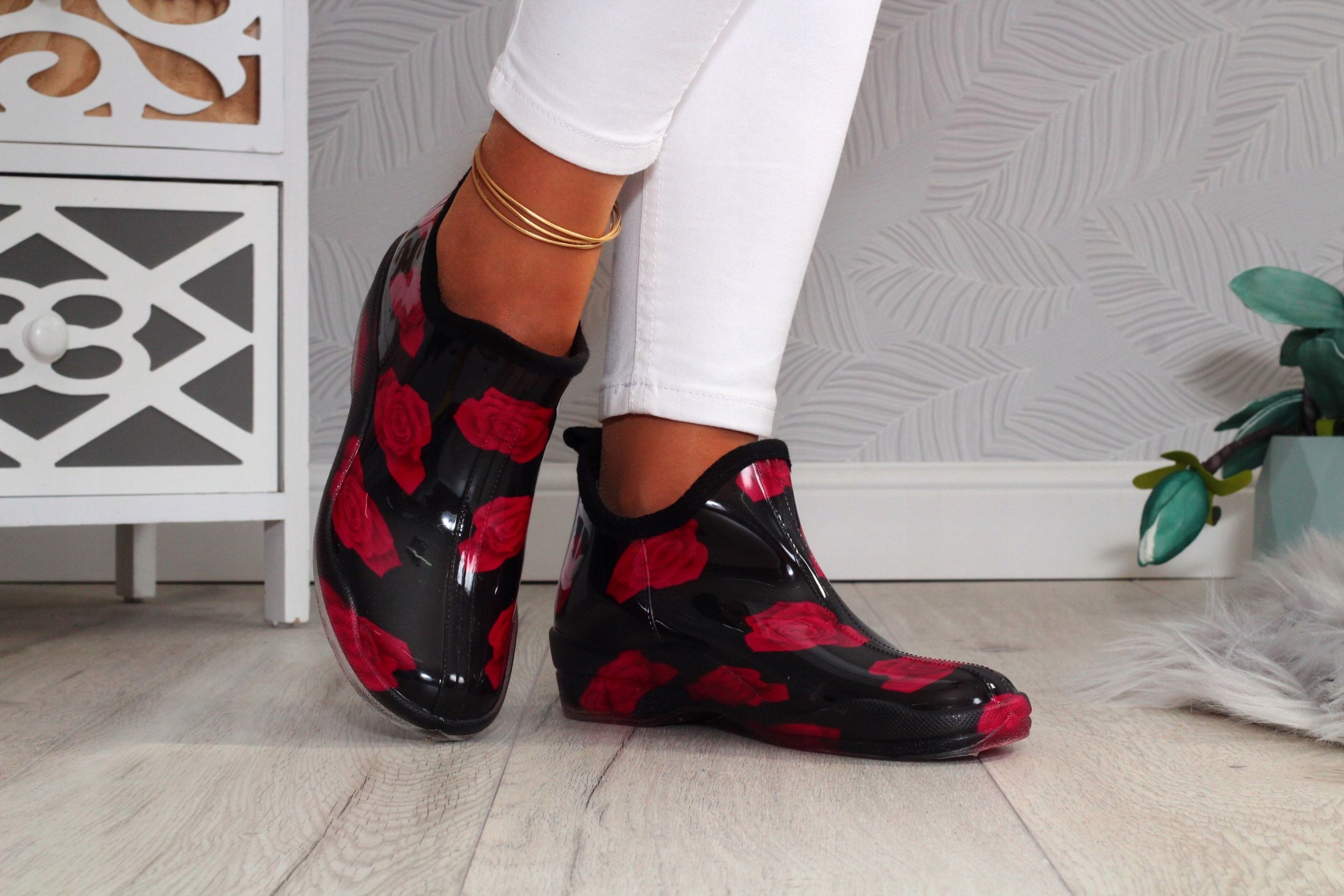 KALOSZE DAMKSIE ELEGANCKIE GUMIAKI NISKIE GUMOWCE Marka inna