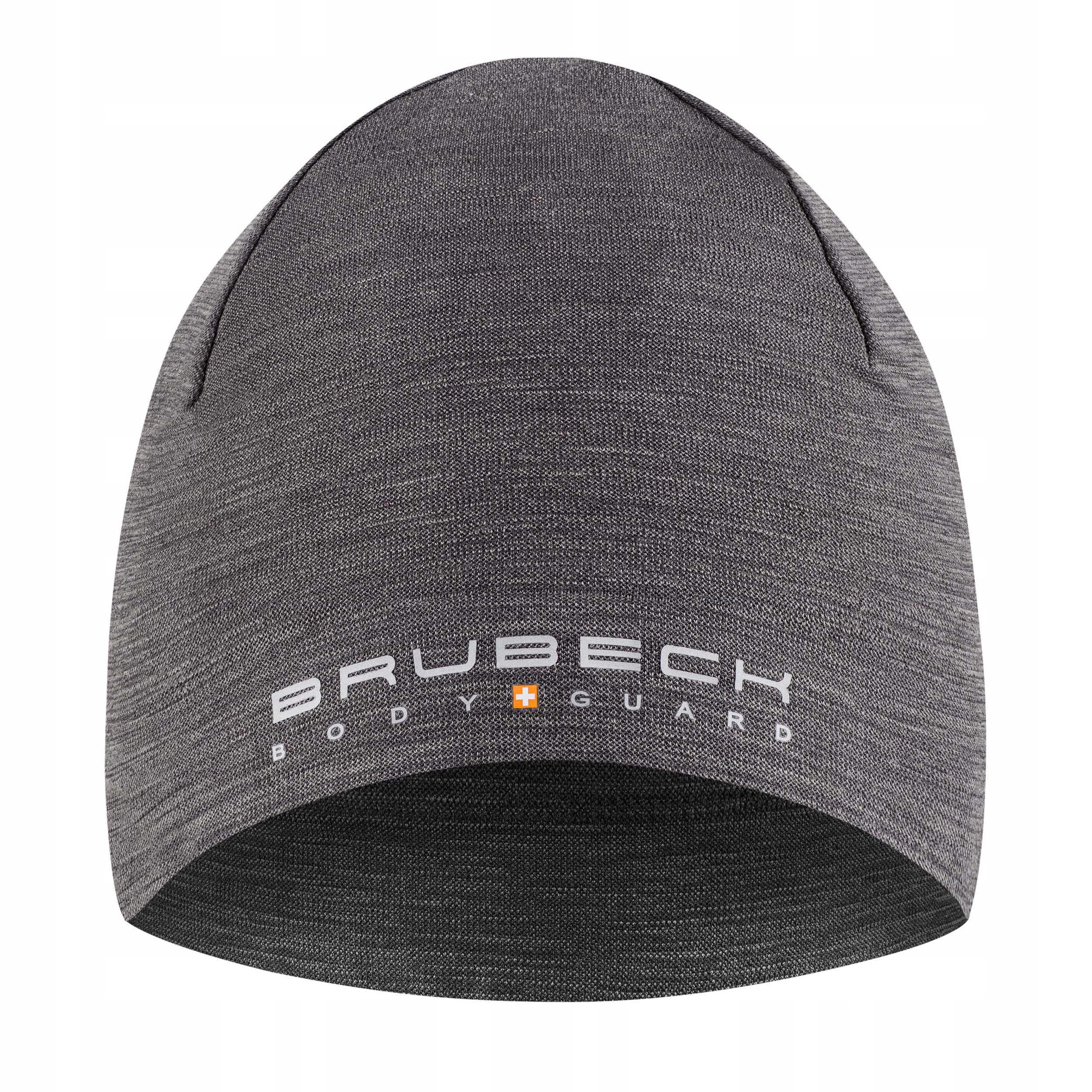 Czapka wełniana dwuwarstwowa Brubeck Extreme Wool stalowa S/m