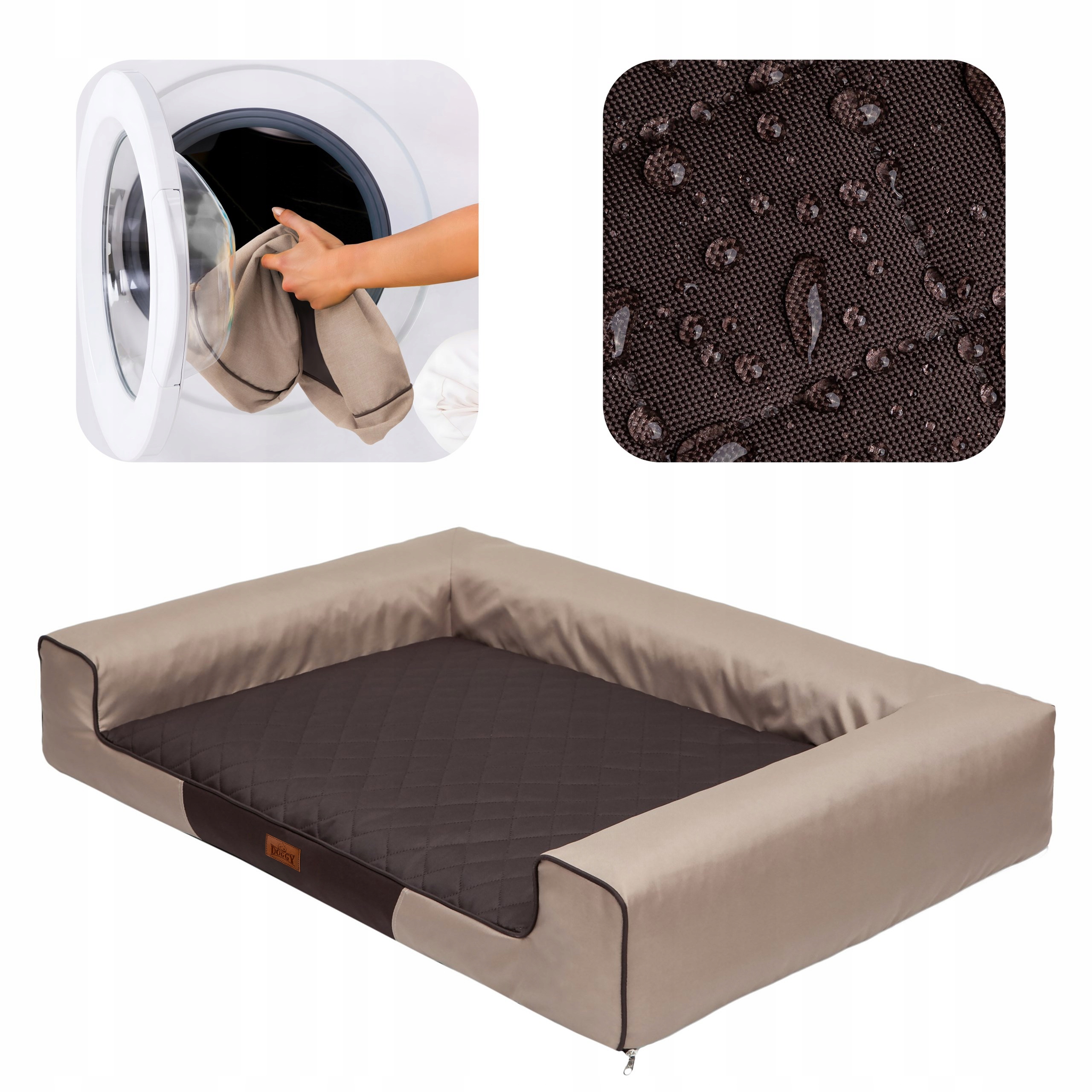 Levně Pelíšek pro psa Potah, L 80x55 cm, voděodolná, stahovatelný obal