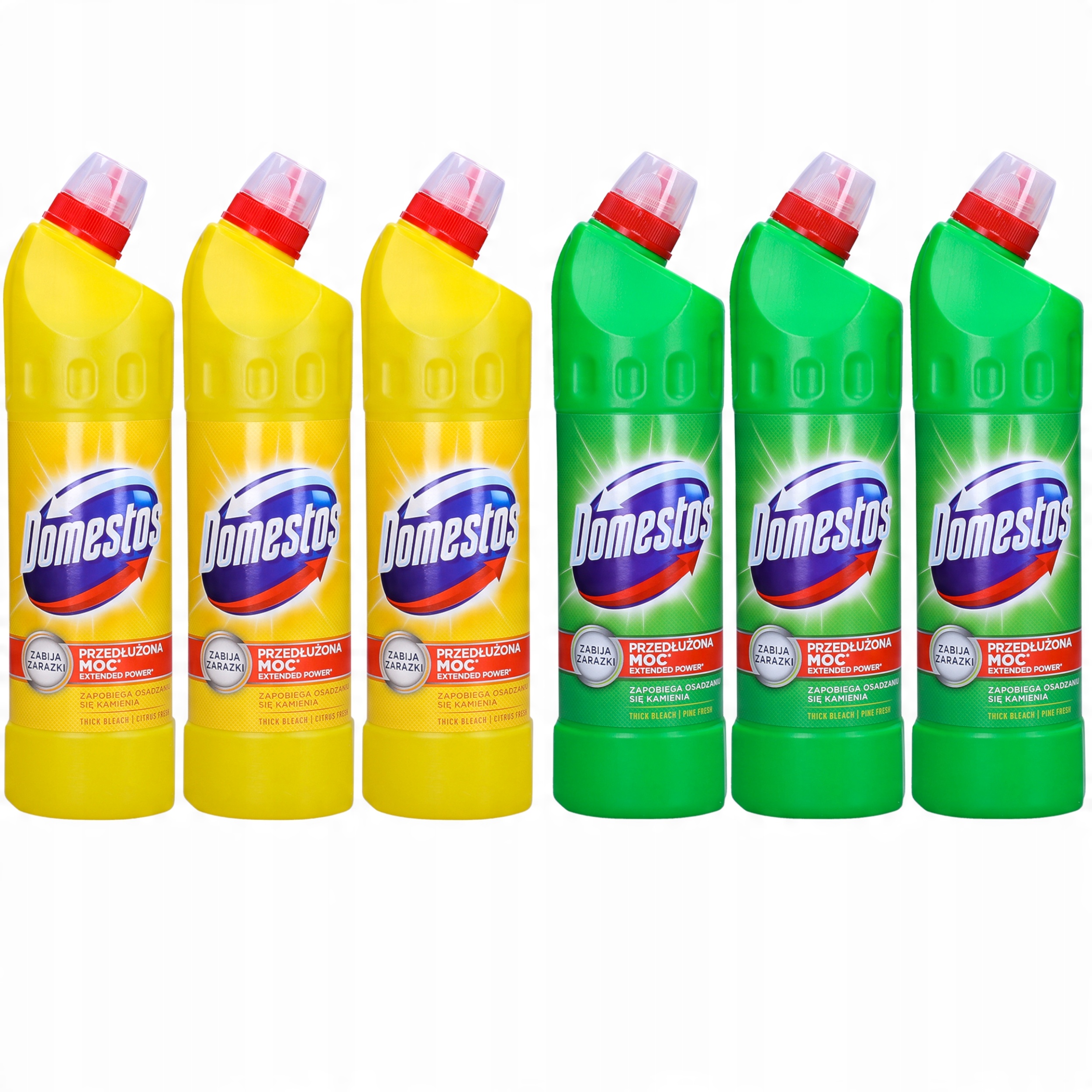 

Domestos Płyn Do Toalet Zestaw 6x750ML Citrus Pine