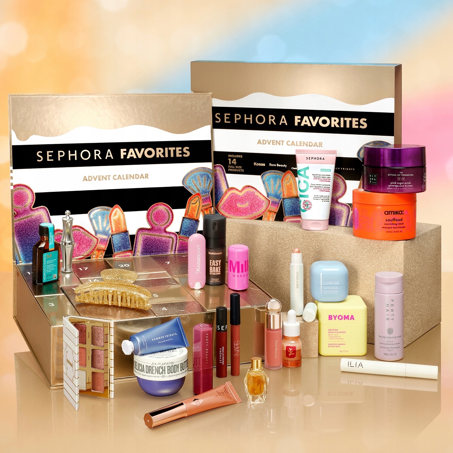 Адвент-календарь Sephora Favorites 2026, 24 средства: уход, макияж, волосы и ароматы — фото 3