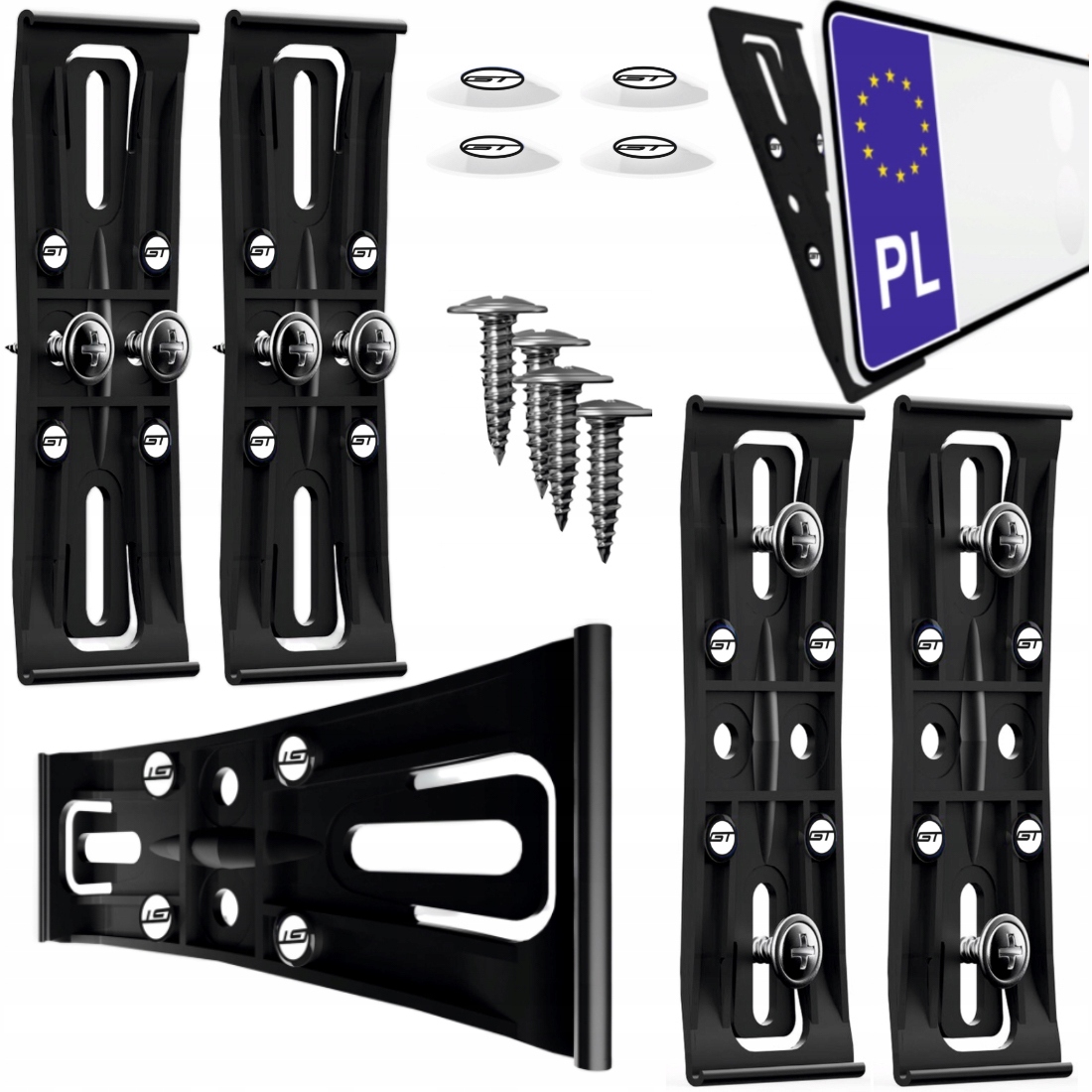 Ramki do Tablicy rejestracyjnej bezramkowe Niewidoczne ramki FrameX Śruby