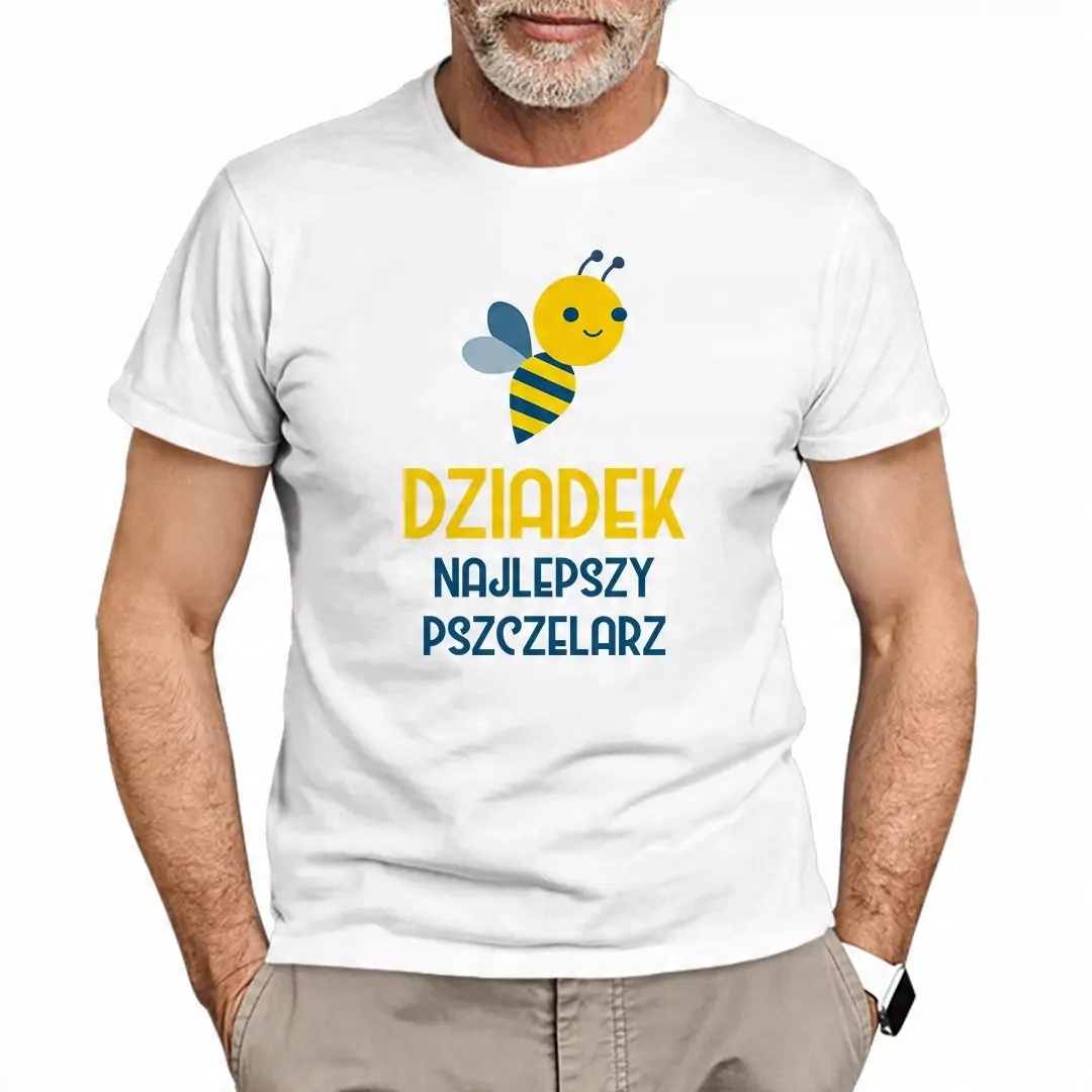 

Dziadek najlepszy pszczelarz koszulka dla dziadka