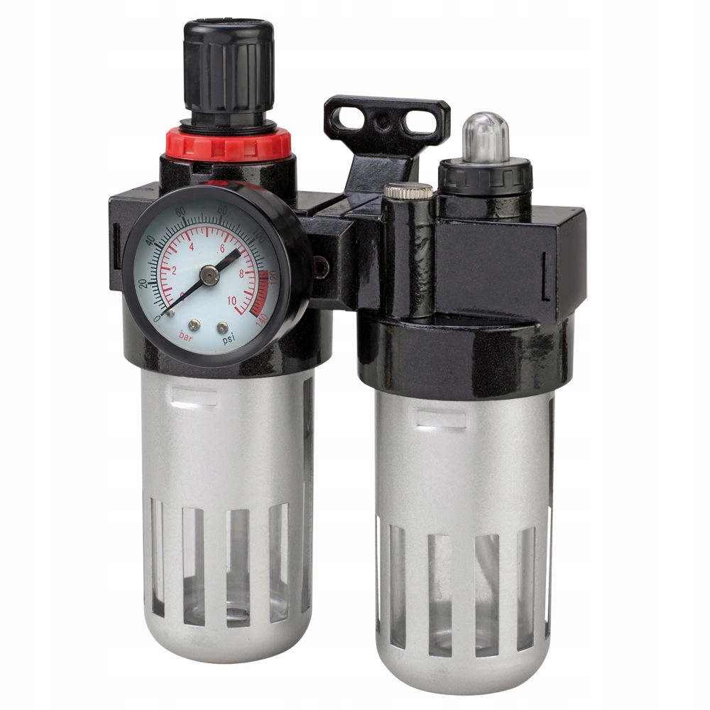 РЕДУКТОР С МАНОМЕТРОМ, ФИЛЬТРОМ И МАСЛОМ 1/4