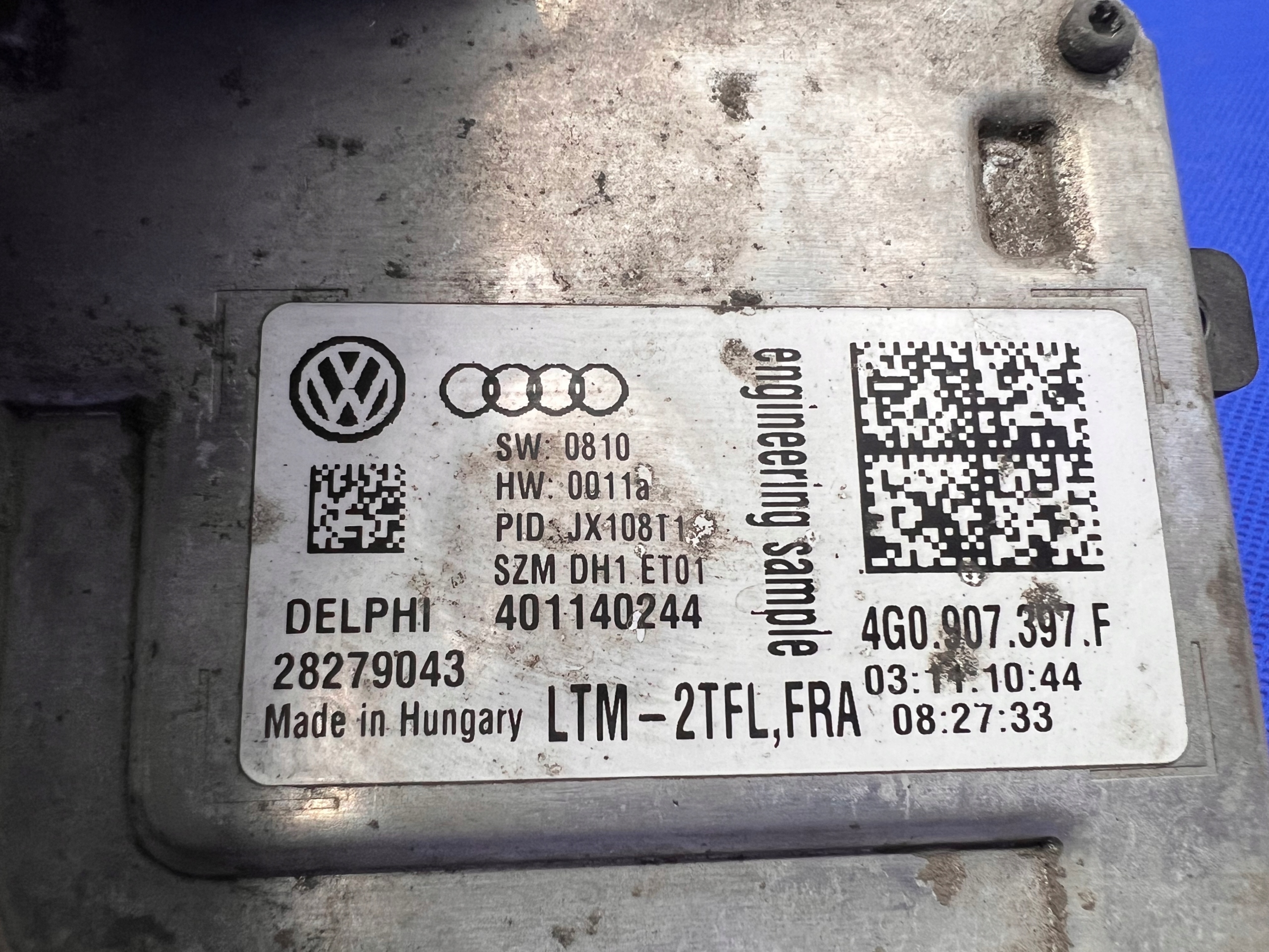 Audi A6 C7 A7 A8 D4 Конвертер led 4G0907397F