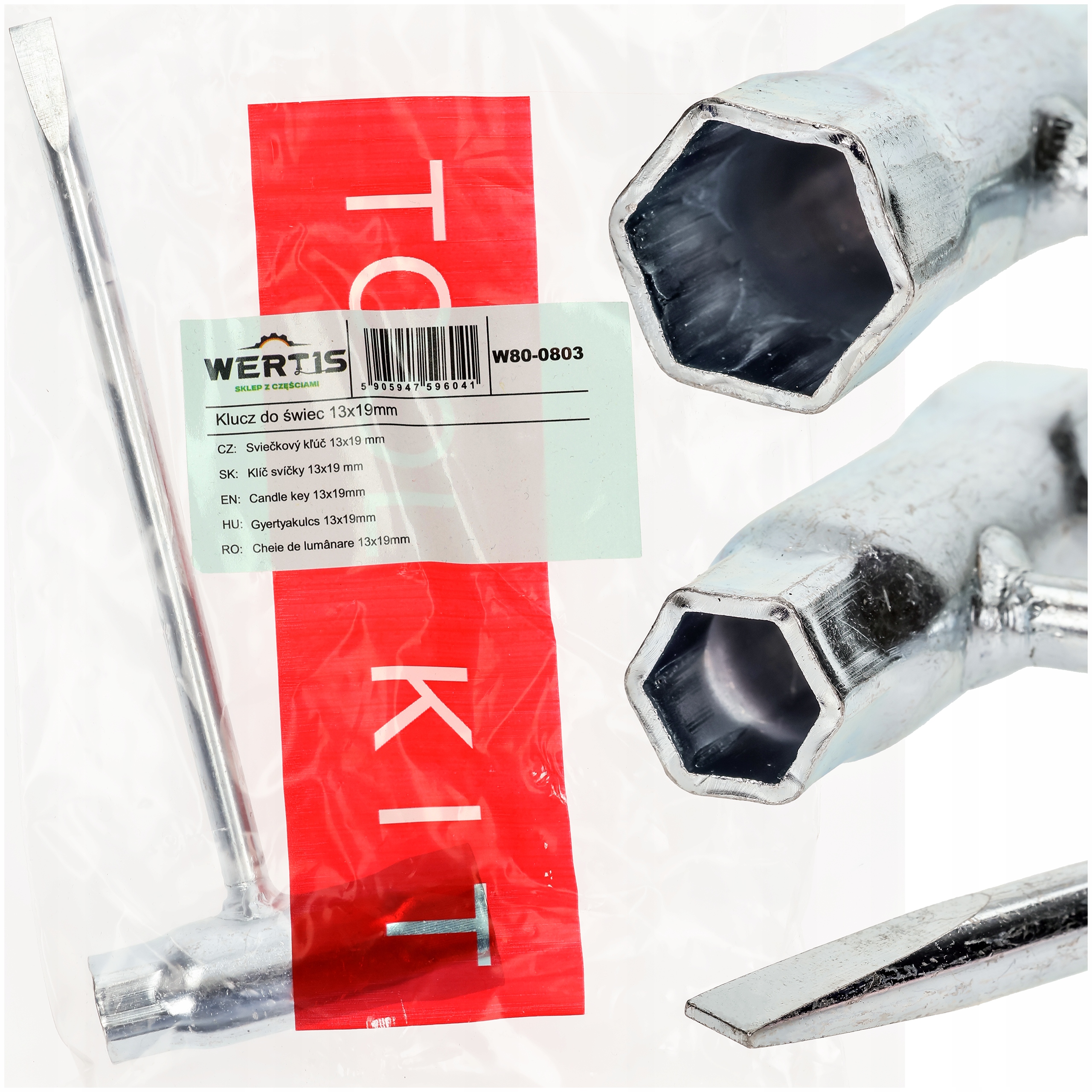 KLUCZ DO ŚWIEC 13mm KLUCZ DO ŚWIEC ZAPŁONOWYCH PIŁY KOSY SPALINOWEJ 19mm