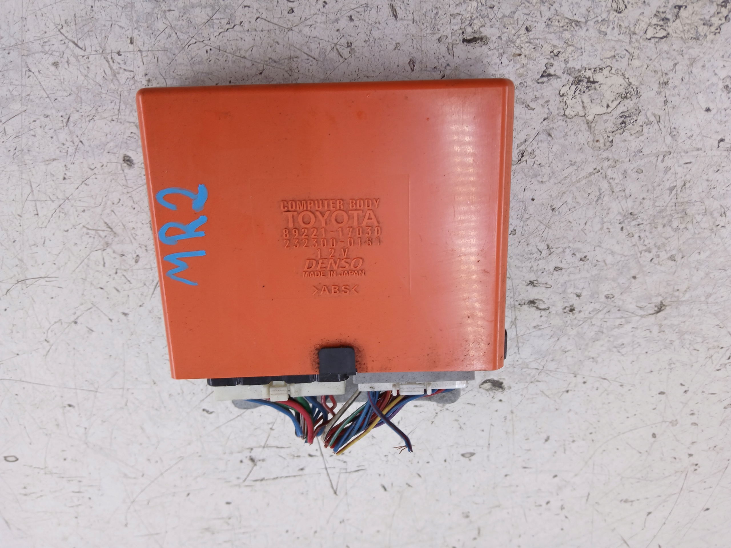 TOYOTA MR2 III ZZW30 module control unit 89221-17030