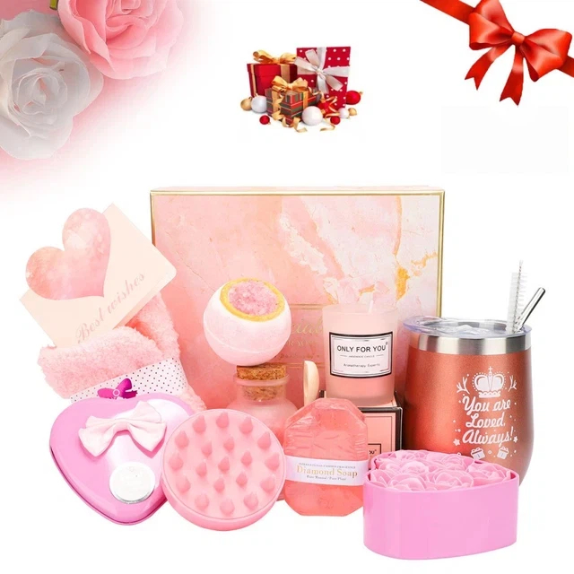 Set Dárkový Koš Box Ženy Tělo Spa Dárek K Narozeninám Vánoc